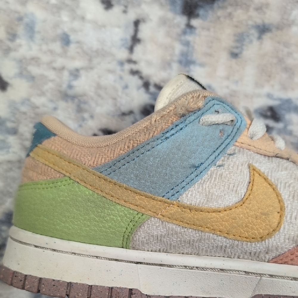 Nike Dunk Low SE Sun Club Pastel Multi Color Women’s Size 8 Palm Tree - Picture 6 of 8